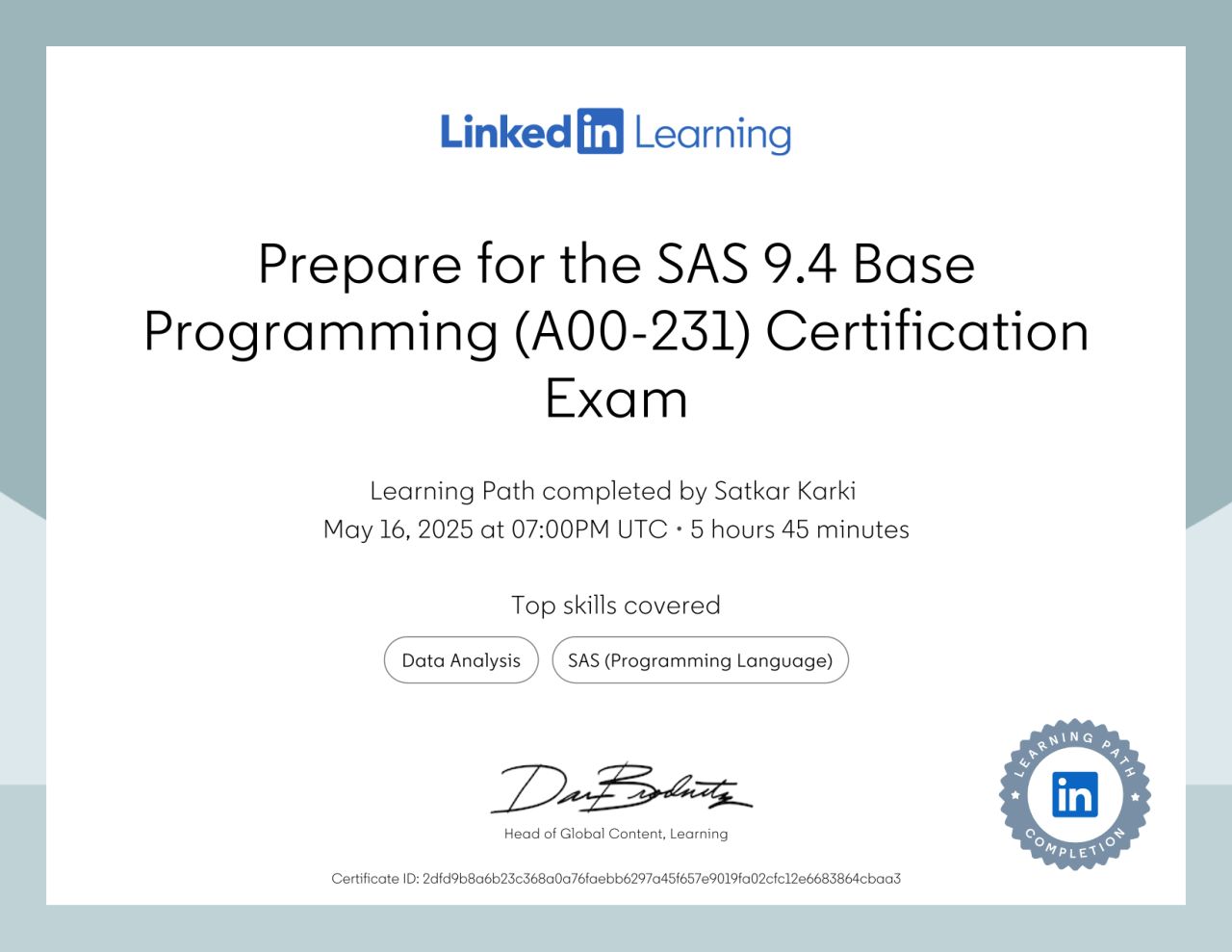 SAS Base Programming